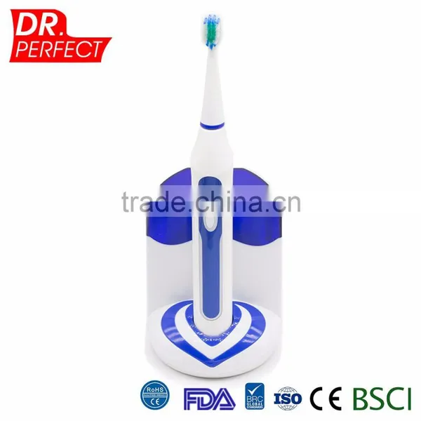 High Quality Rechargeable Sonic Electric Toothbrush With UV Sanitizer photo-2