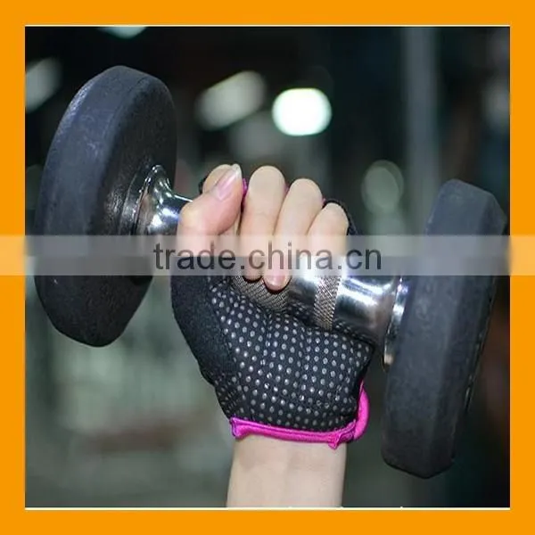 Womens Half Finger Fitness Gym Weight Exercise Gloves photo-2