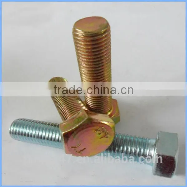 Yellow 8.8 Grade Hex Bolt With Good Price photo-5