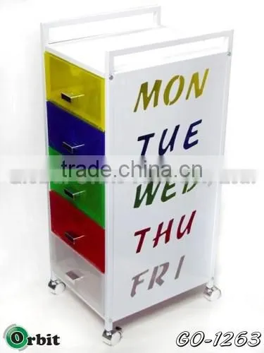 New Design KD Drawer Trolley / Storage Cart photo-4