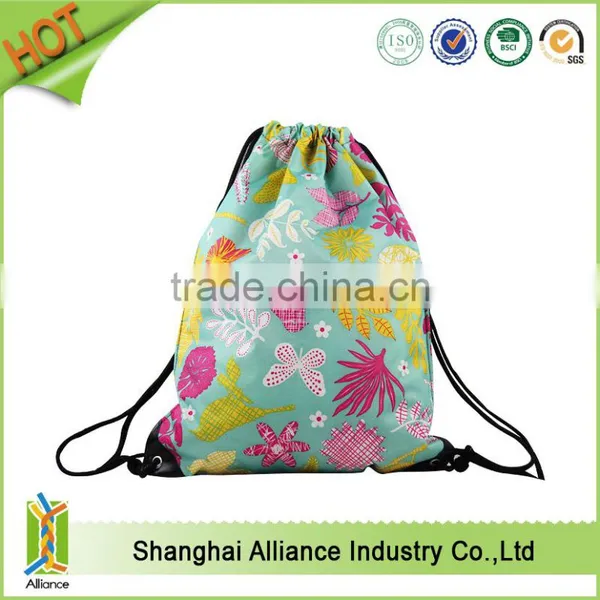 Polyester Material and Rope Handle Style Nylon Drawstring Bag photo-2