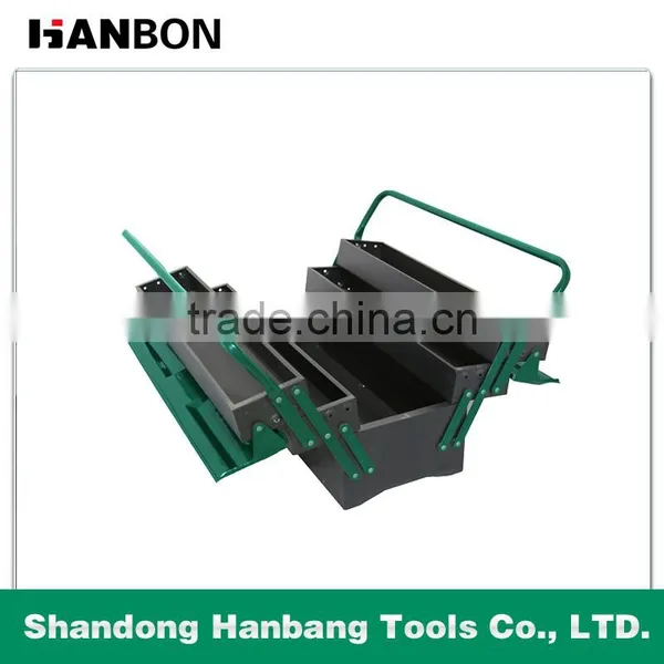 Three Layers Folding Portable Tool Box With Large Capacity photo-3