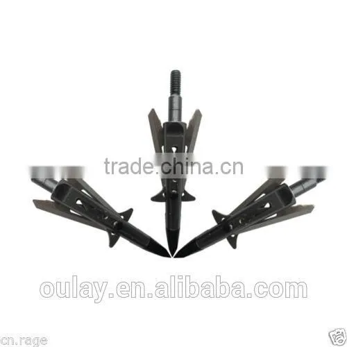 2016 New Broadheads 100 Grain Arrow Tips Points Hunt Shooting Games photo-2