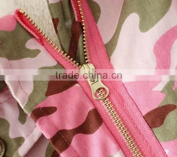 Women's Thicken Camouflage Fleece Faux Fur Warm Winter Coat Hooded Parka Overcoat Jacket photo-5