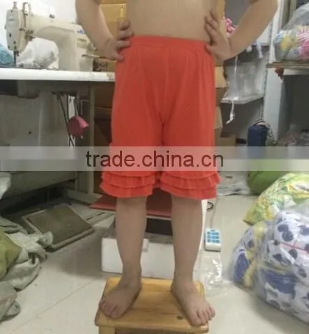 2015 Hot Sale Children Shorts Knitted Cotton Ruffle Shorts For Kids photo-2