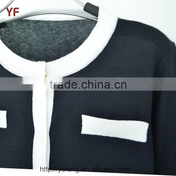 School Sweater Knitting Girl Cardigan Fashion Sweater Design photo-4