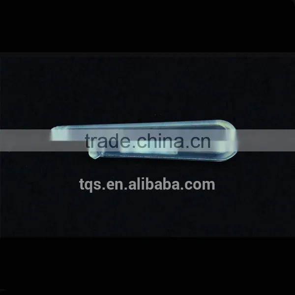 4.0*0.9*0.4cm Cheap With Teeth U-shape Clips Transparent Plastic Clips for Packing photo-3