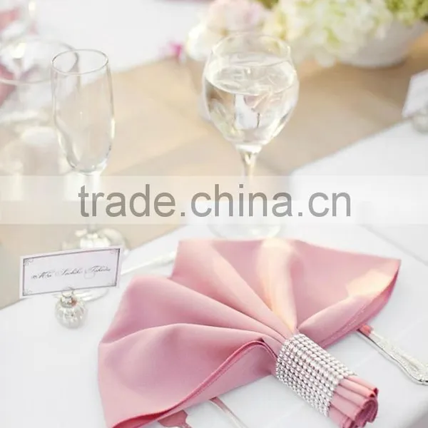 OEM Custom 100% Cotton Solid Color Wedding Napkin photo-2