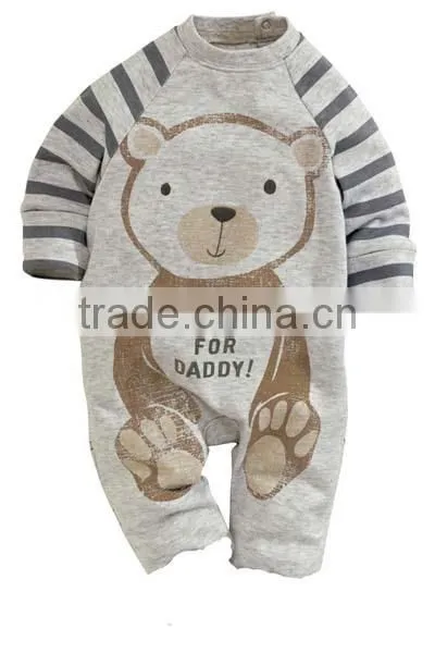 Chrismas Cartoon Animal Pure Cotton Baby Romper photo-2