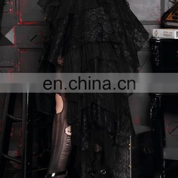 Gothic Laces and Frills Layered Skirt photo-6
