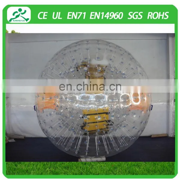 Running Fun CE PVC Inflatable Hamster Zorb Ball for Adults, Crazy Rolling Grass Zorb Balls for Sale photo-6