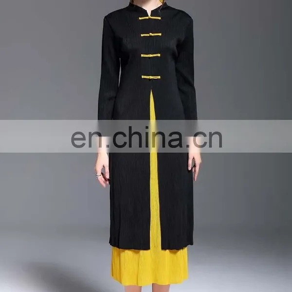 2017 Casual Style Ladies Two Tone Color Blocked Dress photo-2