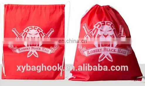 Custom Printing Logo Waterproof Nylon Drawstring Bag photo-6