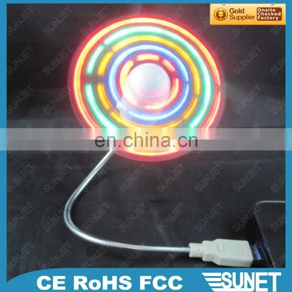 Air Cooling Flashing Programmable Message Portable LED Usb Mini Fan photo-5