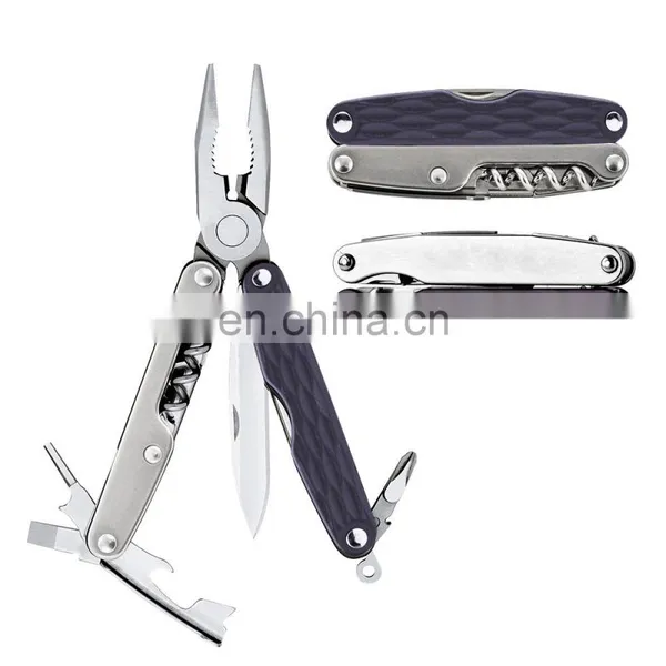 2017 NEW Promotion Gift Foldable Stainless Steel and Anodized Aluminum Multi Tool