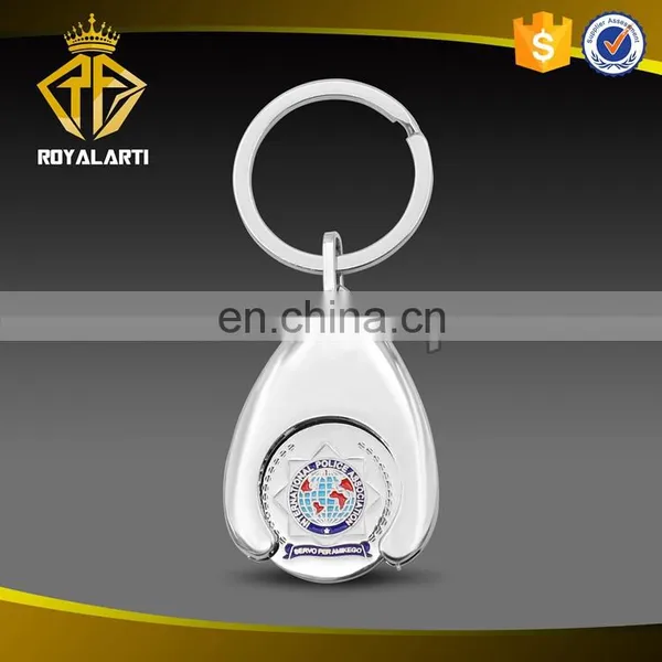 Imitation Gold Trolly Coin Keychain With Company Logo photo-6