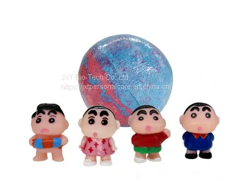 OEM Kids Bath Bombs With Surprise Cartoon Toy Inside for Kids Bath Playing