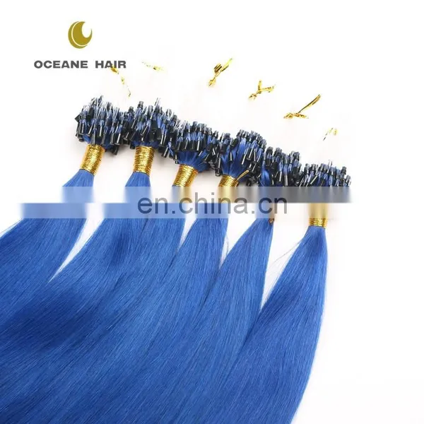 Double Drawn Human Hair Indian Cheap 2g Micro Loop Hair Keratin Hair photo-6