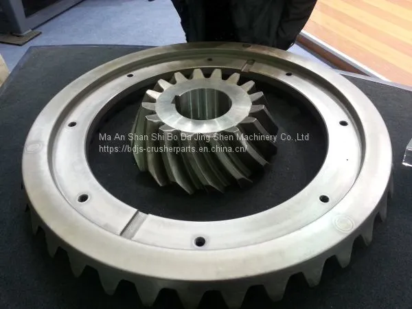 For Metso Nordberg Cone Crusher Spare Parts Metso GP200 / GP200S Drive Gear Pair OEM photo-2