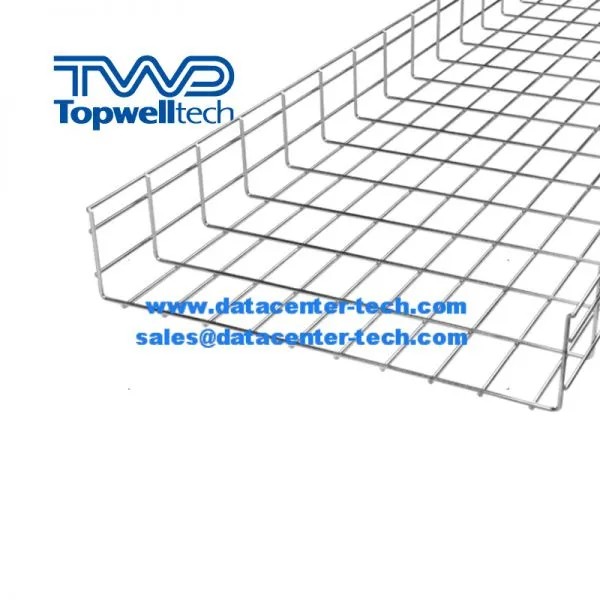 OEM Indoor Zinc Plated Galvanized Steel Wire Mesh Cable Tray photo-3