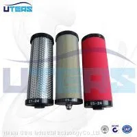 UTERS Glass Fiber Efficient Degreasing Precison Filter Element E3-44 Wholesale Filter by China Manufacturer photo-3