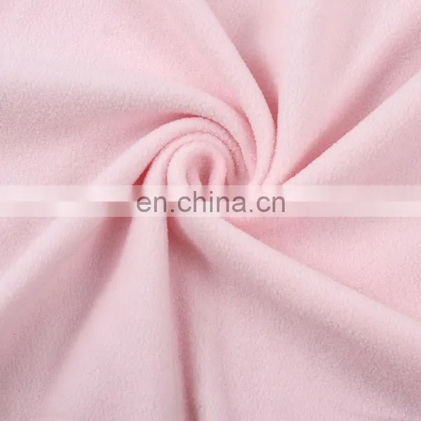 100%polyester Anti-pill Fleece Fabric/polar Fleece Brushed Warm and Comfortable Fabric photo-6