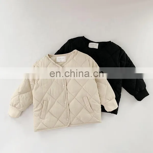 3206 1-8years Children Boutique Baby Clothing Outdoor Wadded Jacket photo-5