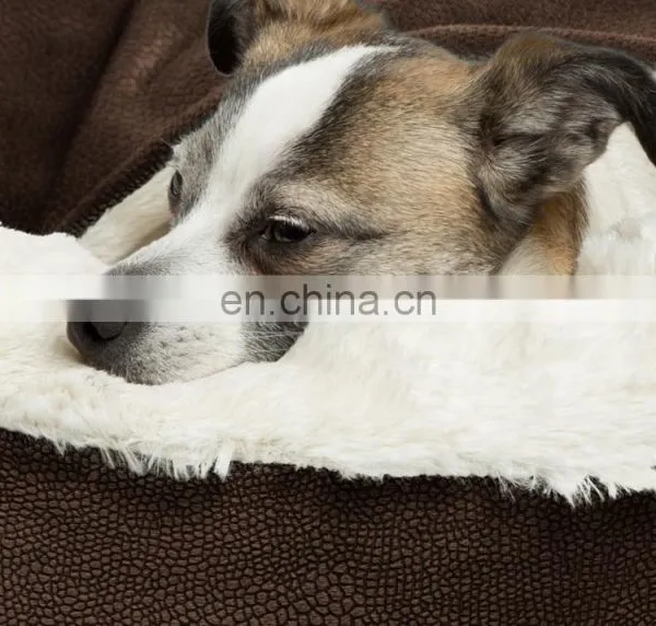 Luxury Dog and Cat Bed With Blanket for Warmth and Security Washable Dog Sleeping Bag photo-7