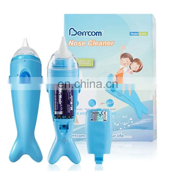 Berrcom Kid Baby Aspirator Nasal Sili Electric Nose Cleaner Newborn Babies Sucker Clean Equipment Safe Hygienic Noses Aspirators photo-5