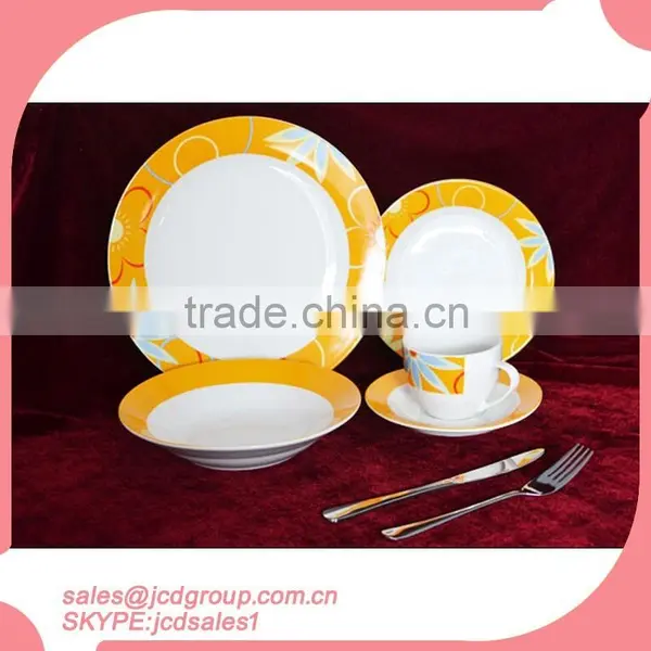 Best Selling 20 Pcs White Porcelain Dinner Set photo-3