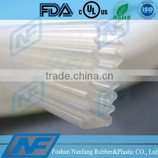Clear Translucent Silicone Rubber Strip Seal photo-2