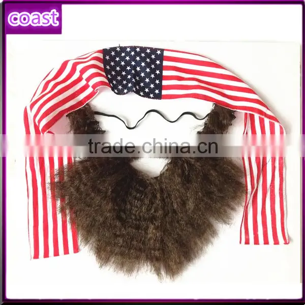 Cheap Costume Party Fake Costume Beard and Mustache photo-3