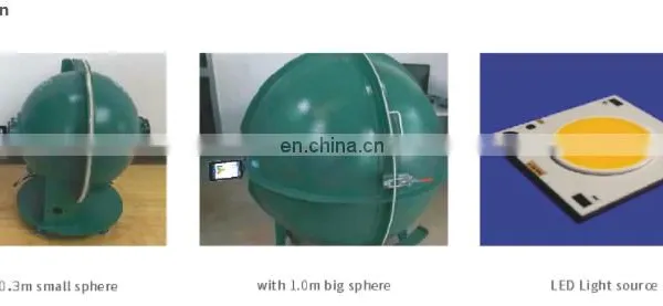 350A 380-780nm Flux Meter Portable Lumen Led Photometric Testing Equipment Everfine Spectrometer photo-2