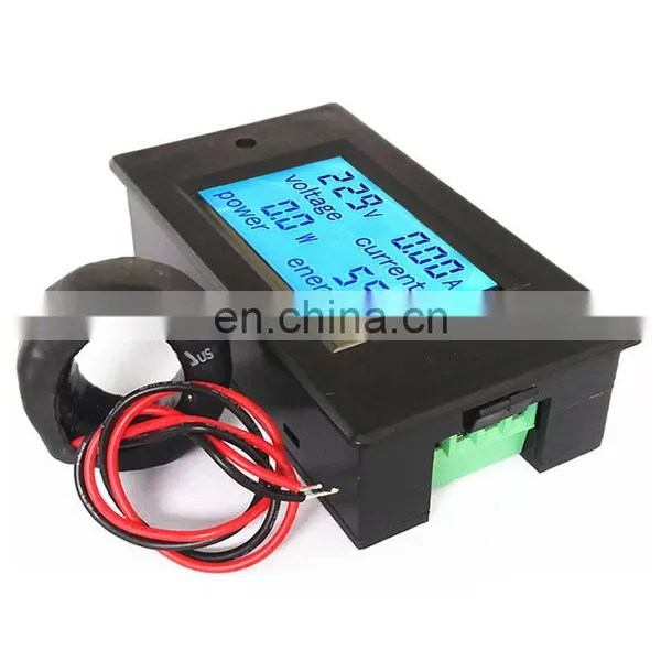 Digital AC Voltage Meters 100A/80 260V Power Energy Analog Voltmeter Ammeter Current Amps Volt Meter LCD, Voltmeter and Ammeter photo-3
