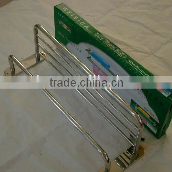 Wesda Made in China Stainless Steel Shelf Towel Rack Bathroom 8627 photo-6