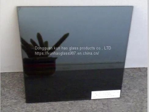 Kun Hao Professional Color Black Transparent Toughened Glass Decoration Processing photo-3