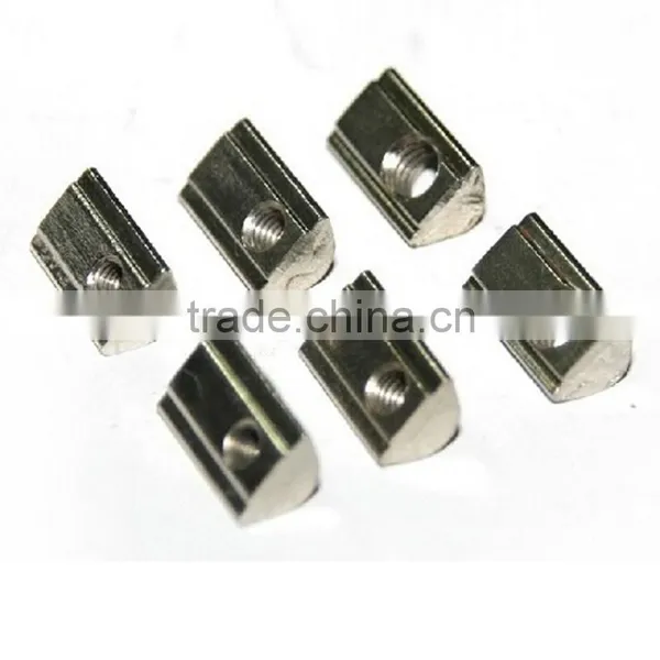 M4 T Spring Nut / M4 Half Round Elasticity Spring Nut Block for 2020 Aluminium Profile Slot Groove 6 photo-2