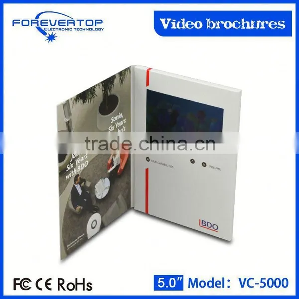 New Arrived 5 Inch Cheap Lcd Video Brochure photo-4