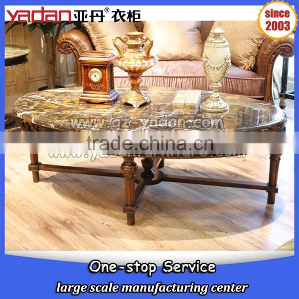 Heavy Duty Marble Coffee Table, Sofa Center Table,high End Wooden Tea Table With Drawers Quality Choice photo-3
