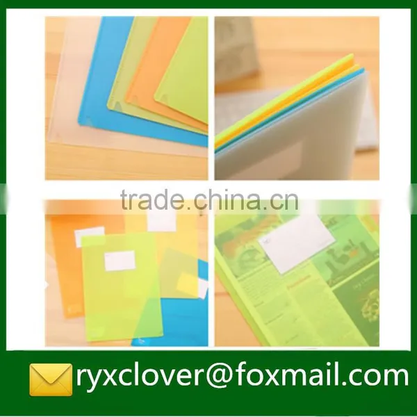 Factory Price a4 Size Clear Eco-friendly Plastic File With Card Holder Quality Choice photo-6
