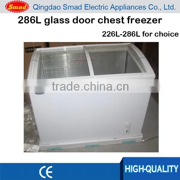 Sliding Glass Door Chest Freezer for Ice Cream Used photo-3