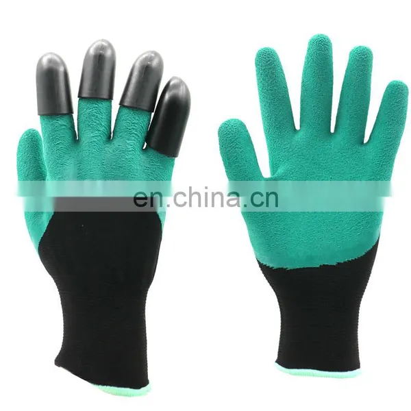 Household  Customized Protective Gear Working Gardening Plastic Claws Gloves With Claws