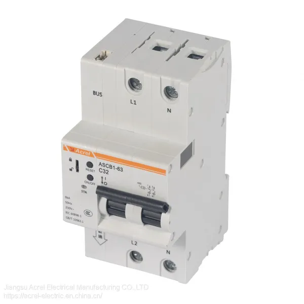 Acrel ASCB1-63-C32-2P Small Size Circuit Breaker Remote Control With Over and Under Voltage Current Protection photo-3