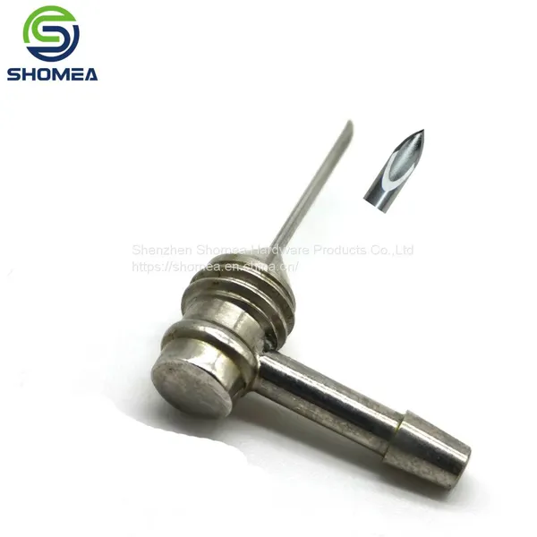 Shomea Customized Drilling 0.1-0.5mm THRU Hole Stainless Steel 3D Print Needle With Metal Base photo-4