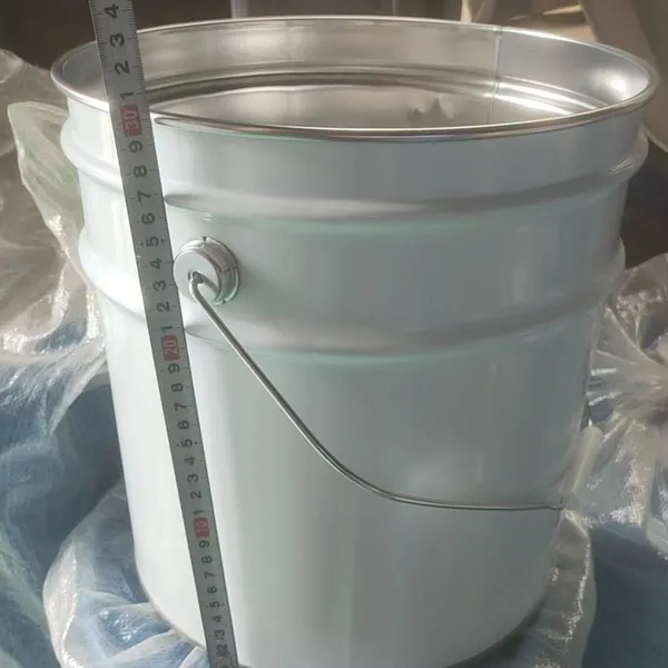 10 Liters Convenient Barrel Manufacturers to Produce 10 Liters Tinplate Round Metal Paint Bucket Round Pot Flower Orchid Barrel Iron Bucket photo-3