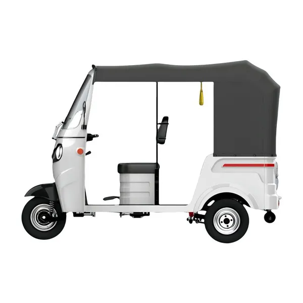 Hot Selling Indian Style Tuktuk Passenger Motortricycle 3 Wheeler 3-Wheel Gas Moped Scooter 200cc Engine Water Cooling With Passenger Carriage and Rain Canvas photo-3