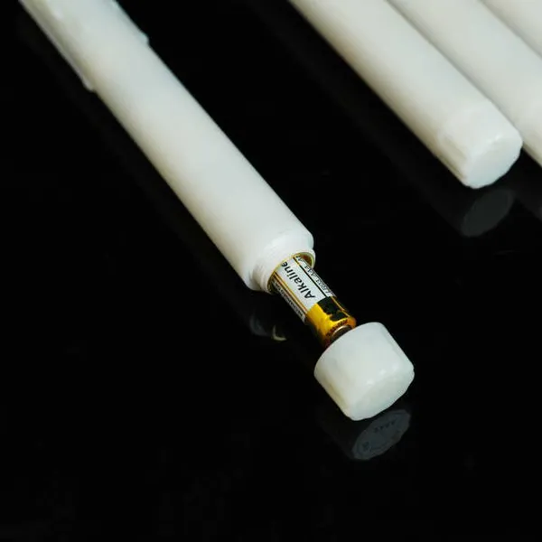 17.5cm Remote Control 3D Real Teardrop Plastic Led Taper Flameless Dinner Candle Light for Wedding Party Decoration photo-3