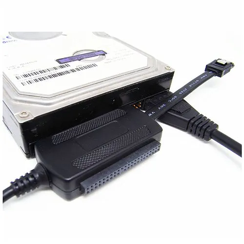 Easy Portable USB2.0 to 2.5''/3.5''usb to Sata Power Adapter 12v 5v Connector photo-4