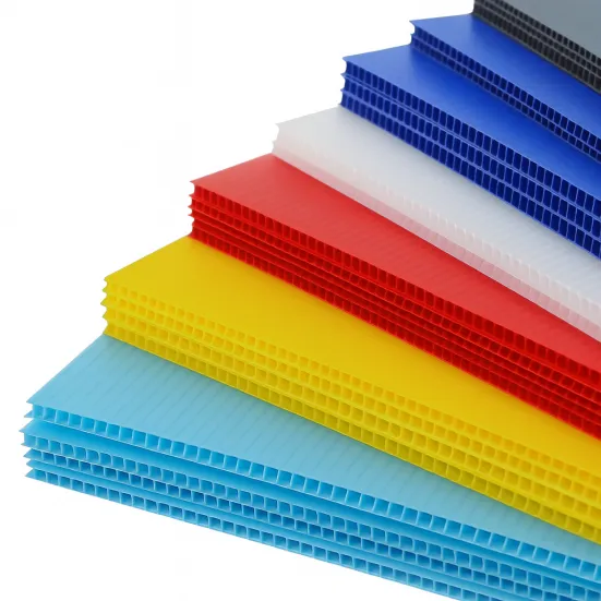 Factory Sale Colored PP Polypropylene Corrugated Plastic Sheet photo-3