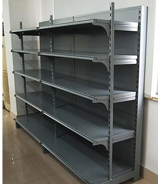 Heavy-Duty Corner Shelf for Supermarkets With Reinforced Steel Display Racking photo-5